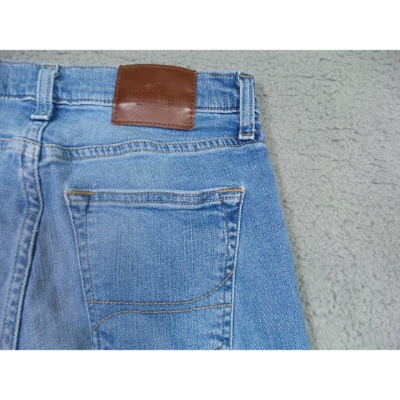 Hollister Jeans Mens Size 29 x 30 Blue Denim Slim Straight Leg Epic Flex Stretch - Picture 9 of 16